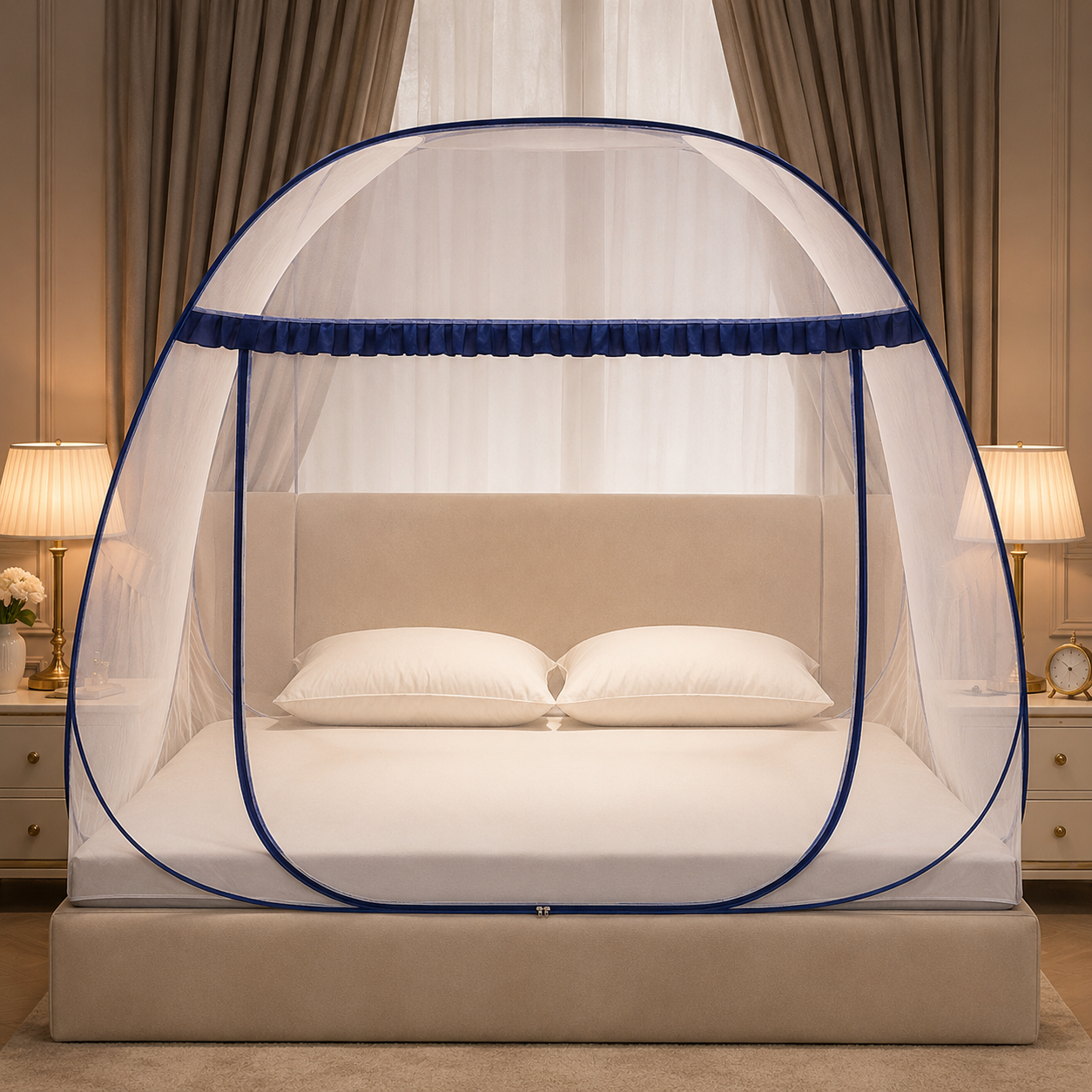 Moustiquaire de lit pliable